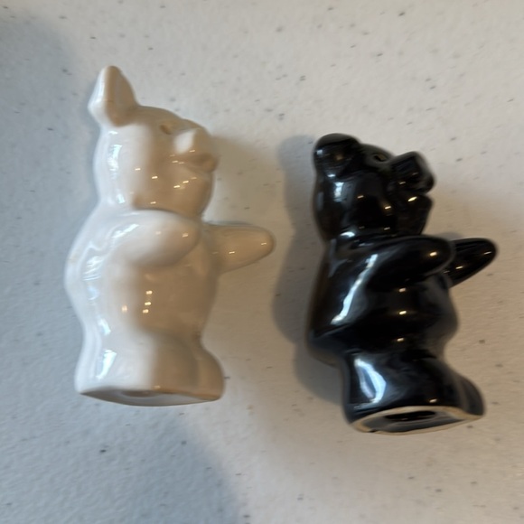 Black and White Bear Figurines - Picture 7 of 7